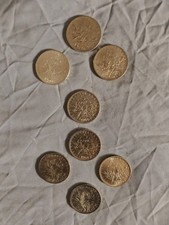 LOT DE  8  PIECES DE   5