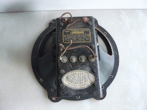 Ancien haut parleur - ancien, haut-parleur