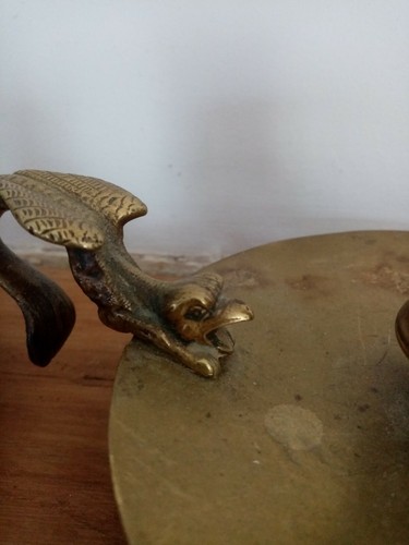 Deux bougeoirs bronze - deux,