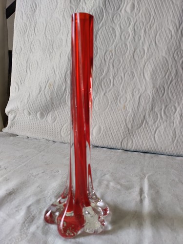 Soliflore verre rouge - en,