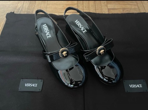 Slingbacks versace cuir - slingbacks,
