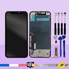 Ecran Complet iPhone 11 LCD Vitre Tactile Compatible Châssis Kit outils