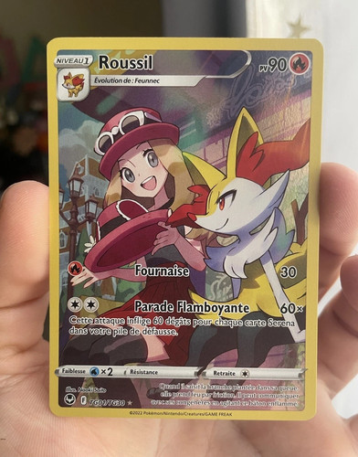 Carte pokemon roussil - carte,