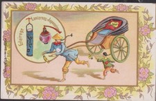 CHROMO ANCIEN HISTOIRE DE L'ECLAIRAGE/LANTERNE JAPONAISE/ PUBLICITE HYGIA LYON