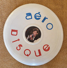 Trés Rare Johnny Hallyday Aéro Disque Blanc Zénith 1984