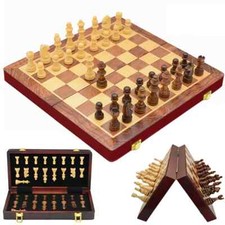 Jeu D'Échecs Pliant Bois