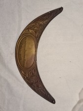 Plaque en laiton pour casque