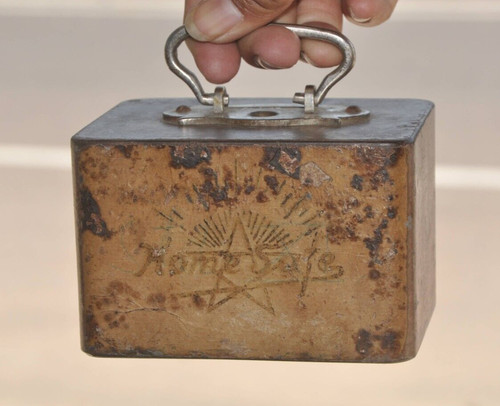 Coffre fort fer vintage - coffre-fort,