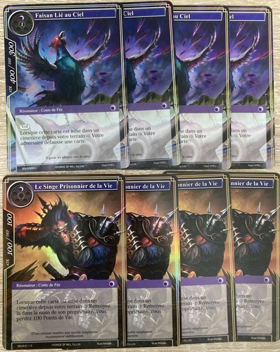 Fow lot cartes force - de,
