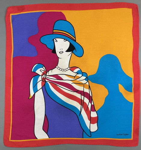 Magnifique foulard vintage - ,