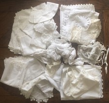 LINGE ANCIEN Lot 24 pièces