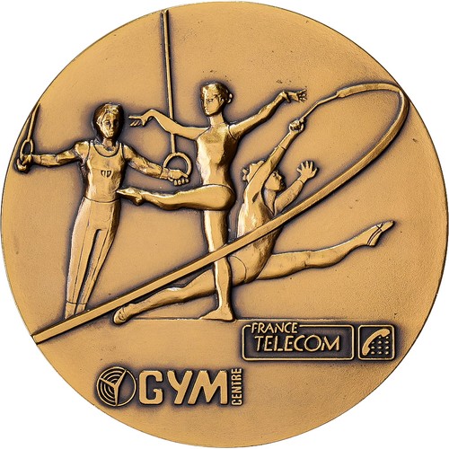 France médaille gym - france,,