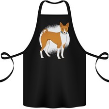 Un Tablier En Coton Pour Chien Basenji 100% Bio