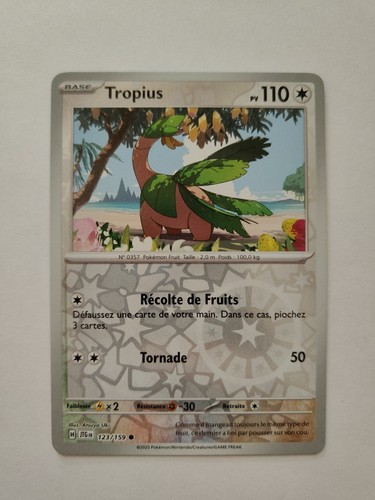 Carte pokémon tropius - pokémon,