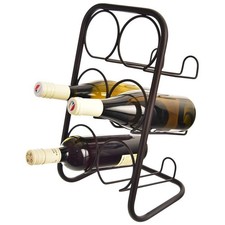 Casier à vin en métal noir