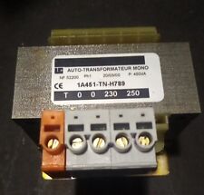 Auto Transformateur Mono 230v 250v 450va