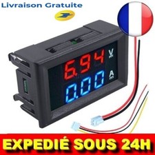 ✅ Mini Voltmètre Numérique Ampèremètre DC 100 V 10A Panneau Volt Testeur Outils