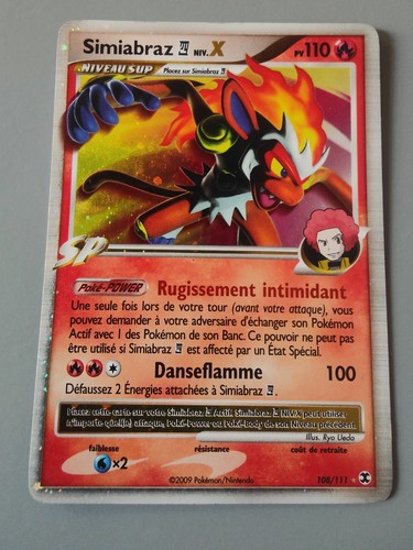 Carte pokémon simiabraz niv - carte,