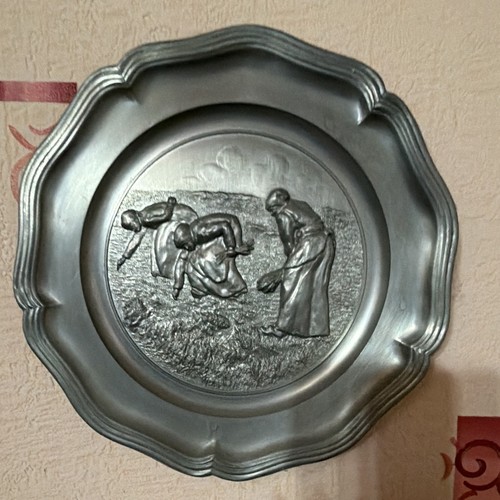 Etain manoir assiette - du,