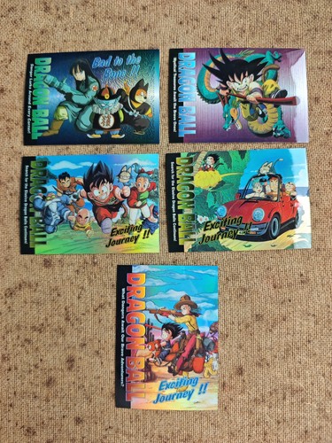 Cartes dragon ball - 5, chromium