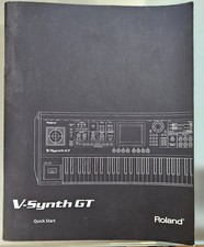 V-Synth GT Roland - Original Manual and Quick Start Guide