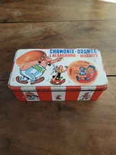 boîte vintage Astérix et Obelix  L‘alsacienne biscuit Etat Correct Vintage
