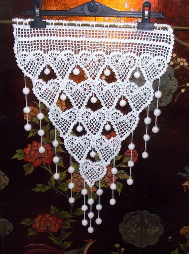 Rideau crochet artisanat - crochet,