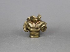 PAUL FLICKINGER bronze sculpture, Vintage 1990s, Man bust, Signed, French art