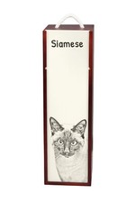 Siam Boîte à Vin Avec Chat Art-Dog