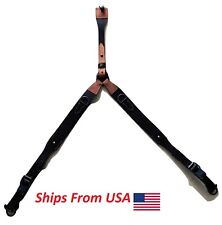 Bretelles en cuir allemand Y parachutiste WW2 REPRO