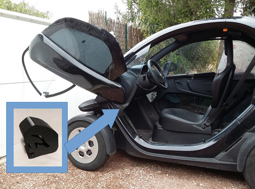 Butée porte renault twizy - butée,