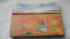 Coffret Paysages à l'aquarelle Matériel et techniques David Hollis Flammarion