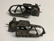 UNE PAIRE DE CALE REPOSE PIED YAMAHA 125 DTR DTRE DT R DT125R 4BL 1989 A 2003