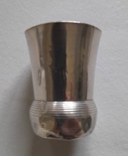 Timbale en métal argenté