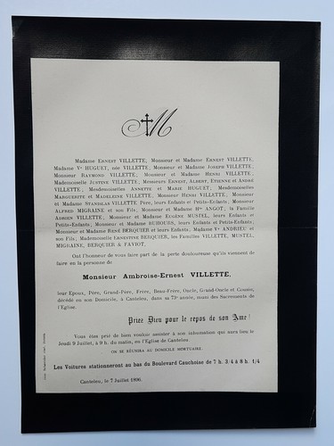Ernest villette huguet - huguet, faire