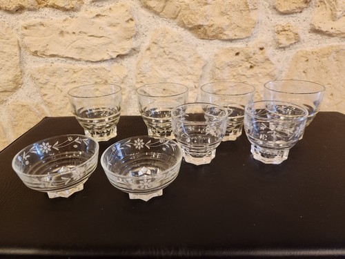 Lot verres vintage - lot,