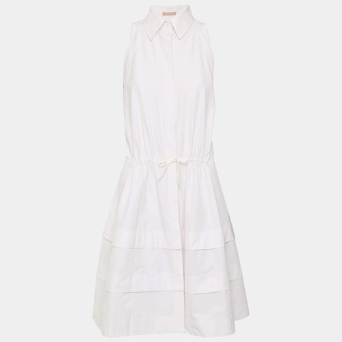 Robe midi col - montant, en