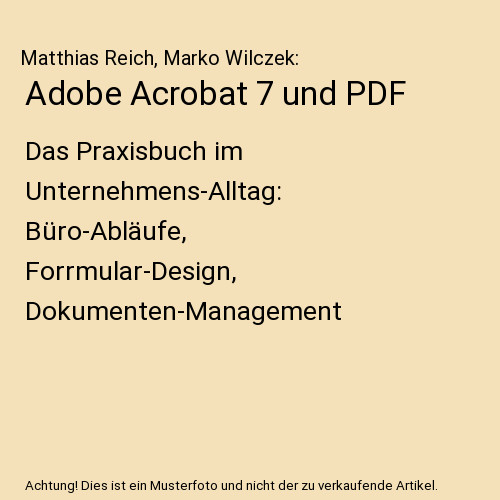 Adobe acrobat und pdf das - adobe, pdf: