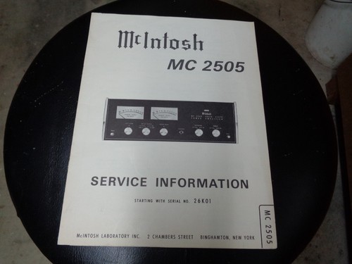 Mcintosh mc2505 original - mcintosh,