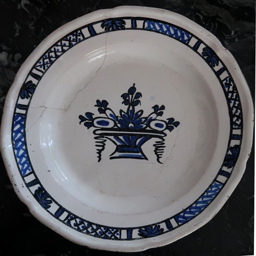 Plat faîence rouen - en, de