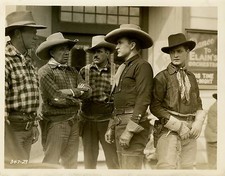 TIM  McCOY THE LAW OF THE RANGE 1928 VINTAGE PHOTO ORIGINAL #5  SILENT MOVIE