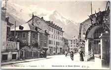 74 CHAMONIX - hotel de paris et le mont blanc
