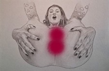 Dessin graphite Sexy Misha