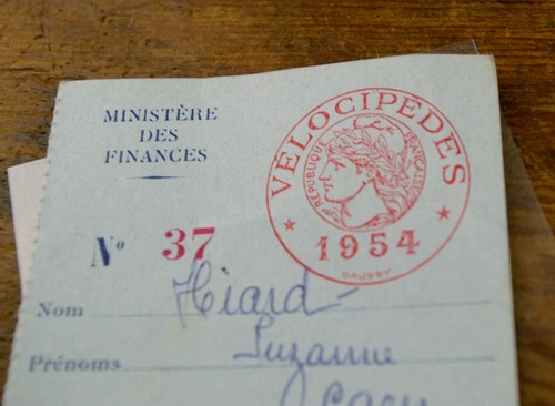 1954 ancienne vignette - ancienne,