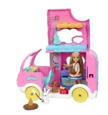 BARBIE CAMPING CAR DE CHELSEA ET ACCESSOIRES MATTEL
