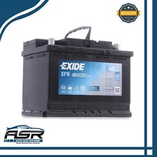 Batterie Voiture Exide 60 Ah Start & Stop Efb 640 A (Fr) 12V Extra Life EL600