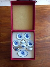 Coffret miniature Dinette REUTTER porcelaine Germany vintage maison de poupée 