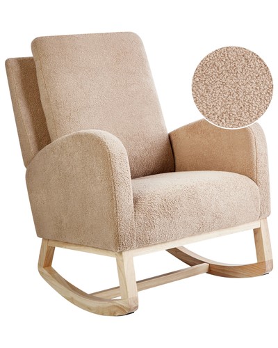 Fauteuil bascule rembourré - à,