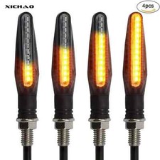 Clignotant Moto Lot de 4 Universel Ampoule Homologue Feu Clignotants 12V 12 LED