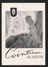 Pub 1944 boisson COINTREAU liqueur  dessin Jean A Mercier dos parfums Bienaimé 